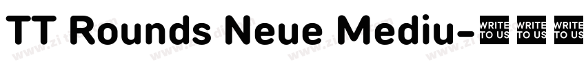 TT Rounds Neue Mediu字体转换